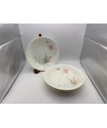 Set of 3 Mikasa Bone China SOMETHING BLUE Coupe Soup Bowls - $202.07 CAD