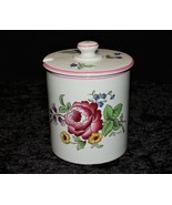 Spode Marlborough Sprays Floral Jam Jelly Jar with Lid, England - $59.95