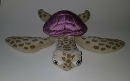  CRUSH Sea Turtle Finding Nemo Dory 12" Plush Disney Parks Purple Shell fading? - $29.65