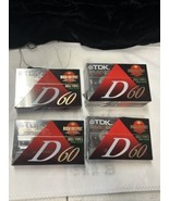 Lot of 5 sealed TDK D60 High Output IEC I/Type I Cassette Tapes - $378.80 MXN
