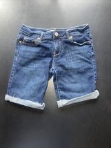 Aeropostale Denim Shorts Girls 3/4 Blue - $16.78