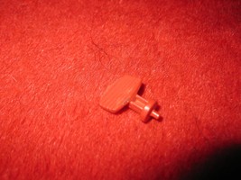 Micro Machines Mini Diecast playset part: Gray Radar Dish (painted red) - $1.25