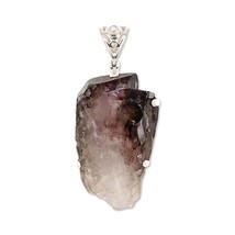 Stones Desire Smokey Quartz Crystal Pendant Necklace (22&quot;) - £166.09 GBP