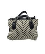 Simply Vera Vera Wang Womeb's Shoulder Bag Black White Woven Chain Handles - $12.99