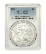 2000 $1 Silver Eagle PCGS MS70 - £2,816.72 GBP