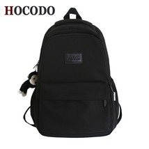 HOCODO High Quality Waterproof Nylon Women Backpack For Teenage Girl School Bag  - £50.95 GBP