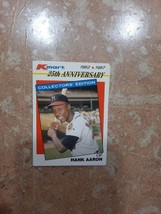 1987 Topps Kmart 25th Anniversary - #1 Hank Aaron - $11.63