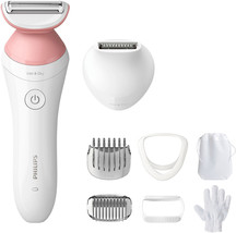 Philips Lady Electric Shaver Series 6000, Cordless with 7 Accessories - ... - $75.99