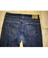  True Religion Mens 36x33 Geno Relaxed Slim Blue Jeans  - €33,10 EUR