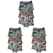9 Packs 100% Cotton Toddler Little Boys Kids Underwear Breathable Boxer Briefs - £17.57 GBP