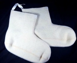 Pair NEW US Military Surplus Extreme Cold WOOL Sock Boot Liners Mukluk? Sz Med - £19.38 GBP