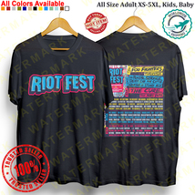 RIOT FEST CHICAGO 2023  T-shirt All Size Adult S-5XL Kids Babies Toddler - £18.91 GBP+