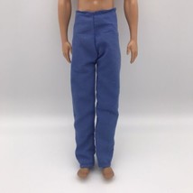 Ken Barbie Doll Fashion Blue Scrub Type Pants Mattel Clothing - £10.22 GBP