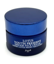 FRESH Lotus Youth Preserve Dream Face Cream Night Recovery 0.5 oz Sealed... - £15.98 GBP