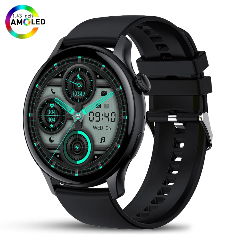 Ladies Smartwatch 466x466 AMOLED Screen Moment Display Time Bluetooth Call Watch - $38.00