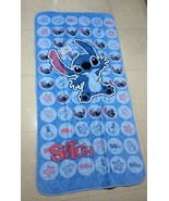 Disney Stitch &amp; Scrump twin fitted sheet very soft touch blue limited co... - €25,48 EUR