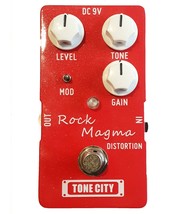 Tone City Rock Magma Distortion Super Sustain Guitar Effect Pedal - $51.80