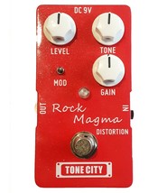 Tone City Rock Magma Distortion Super Sustain Guitar Effect Pedal - £42.05 GBP