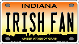 Irish Fan Indiana Novelty Mini Metal License Plate Tag - $14.95