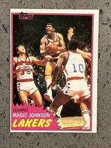 1981-82 Topps Magic Johnson #21 NM-MT OC Vending 2nd Year/ Solo Rookie Card RC - £22.73 GBP