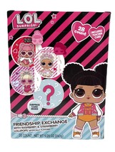 L.O.L. Surprise Friendship Exchange With Raspberry &amp; Strawberry Lollipops 28ct - £10.98 GBP
