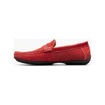 Stacy Adams Corby Saddle Slip On Walking Shoes Red 25513-600 image 4