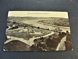 Ohio River from Eden Park-Cincinnati, Ohio - Ben Franklin 1 cent-1908 Postcard. - £11.59 GBP