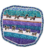 Woof: Quilted Art Wall Hanging - $405.00