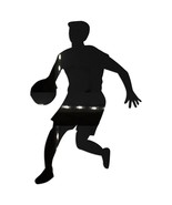 Die Cut Shape - BASKETBALL DRIBBLER 2.5&quot; &amp; 5.0&quot; size in 12 Metallic Colo... - $6.99