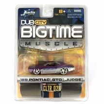 Jada Dub City Bigtime Muscle 69 1969 Pontiac GTO Judge Purple Diecast 1/64 Scale - £14.41 GBP