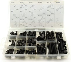 Tmax 240 Pc Heavy Duty Nut And Bolt Assortment Set Kit M4 M5 M6 M8 M10 - £23.71 GBP