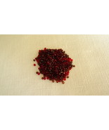 1 Package of 500 Craft Jewelry Dark Red Brown Glass Seed Beads -Free Shi... - £3.54 GBP