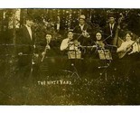 The Hints Band Real Photo Postcard Wisconsin 1913 - $49.63