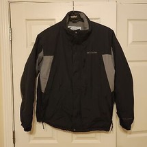Columbia Waterproof thick Jacket Zip Up Hoop and Loop Mens Size XL Black... - $24.74
