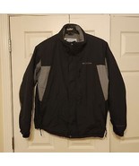 Columbia Waterproof thick Jacket Zip Up Hoop and Loop Mens Size XL Black... - £19.49 GBP