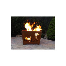 Esschert Design USA Farm Fire Basket Rust Metal - $215.25