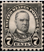 1926 7c William McKinley, Black Scott 588 Mint F/VF NH - $40.19 CAD