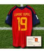Lamine Yamal Printed Signed Spain 2026 Home Shirt Jersey – COA - $123.69