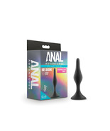 Anal Adventures Platinum Silicone Beginner Plug Small Black - $10.54 CAD
