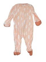 Cloud Island Baby Sleepers 0-3 Months Lot 3 Footed Mittens Pajamas Peach image 5