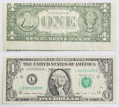 Back Misalignment Error Note Series 1988 $1 Federal Reserve Note San Francisco - £112.11 GBP