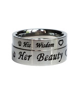 Couples Rings, His and Her Ring, Promise Ring, Engagement Ring, Wedding ... - $13.66 CAD