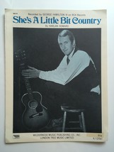 Sheet Music - George Hamilton Iv - She&#39;s A Little Bit Country (Usa, 1970) - £4.55 GBP