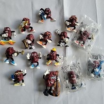 VTG Lot 15 Original 80&#39;s California Raisin 3&quot; Figurines Mixed Some New Package - £14.28 GBP