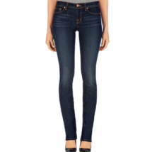 J BRAND Damen Slim Fit Jeans Cigarette Leg Solide Dunkelblau Größe 26W 814C032 - £64.40 GBP