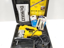 DeWalt DW321 HEAVY DUTY Variable Speed Jig Saw with Hard Case and NEW bl... - £76.42 GBP