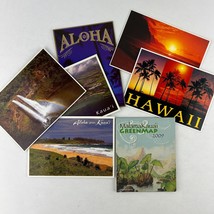 Hawaii Postcard &amp; MalamaKauai Map Lot - £11.72 GBP