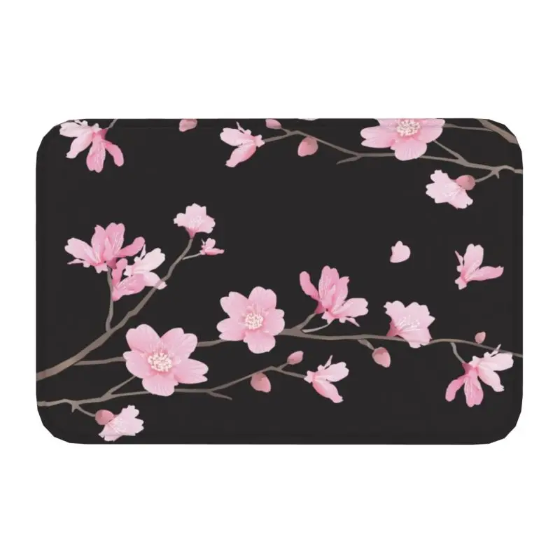 Cherry Blossom Doormat Mat Anti-Slip Japanese Sakura Flower Rug Carpet 40*60cm - $15.99