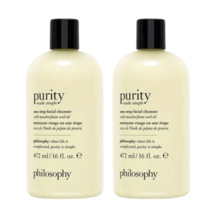 Philosophy Purity Made Simple One Step Facial Cleanser All Skin Type 16Oz 2-Pack - £36.71 GBP