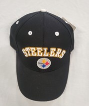 VINTAGE NWT Pittsburgh Steelers NFL Embroidered Adjustable Snapback Cap Hat - £62.21 GBP